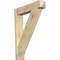 Ekena Millwork Traditional Craftsman Rough Sawn Outlooker, Douglas Fir, 8"W x 38"D x 46"H OUT08X38X46TRA04RDF - alternate 1